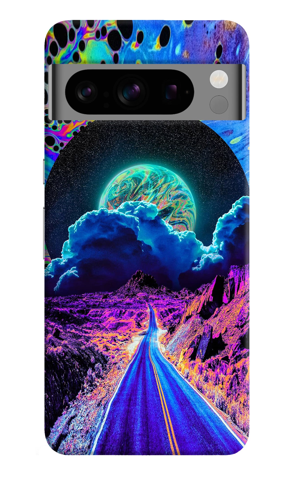 Psychedelic Painting Google Pixel 8 Pro Back Cover