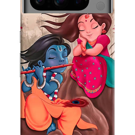 Radhe Krishna Google Pixel 8 Pro Hard Case Back Cover by Casekaro