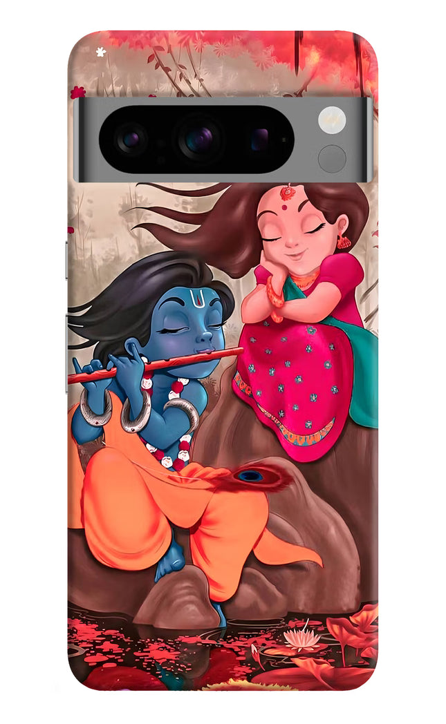 Radhe Krishna Google Pixel 8 Pro Hard Case Back Cover by Casekaro