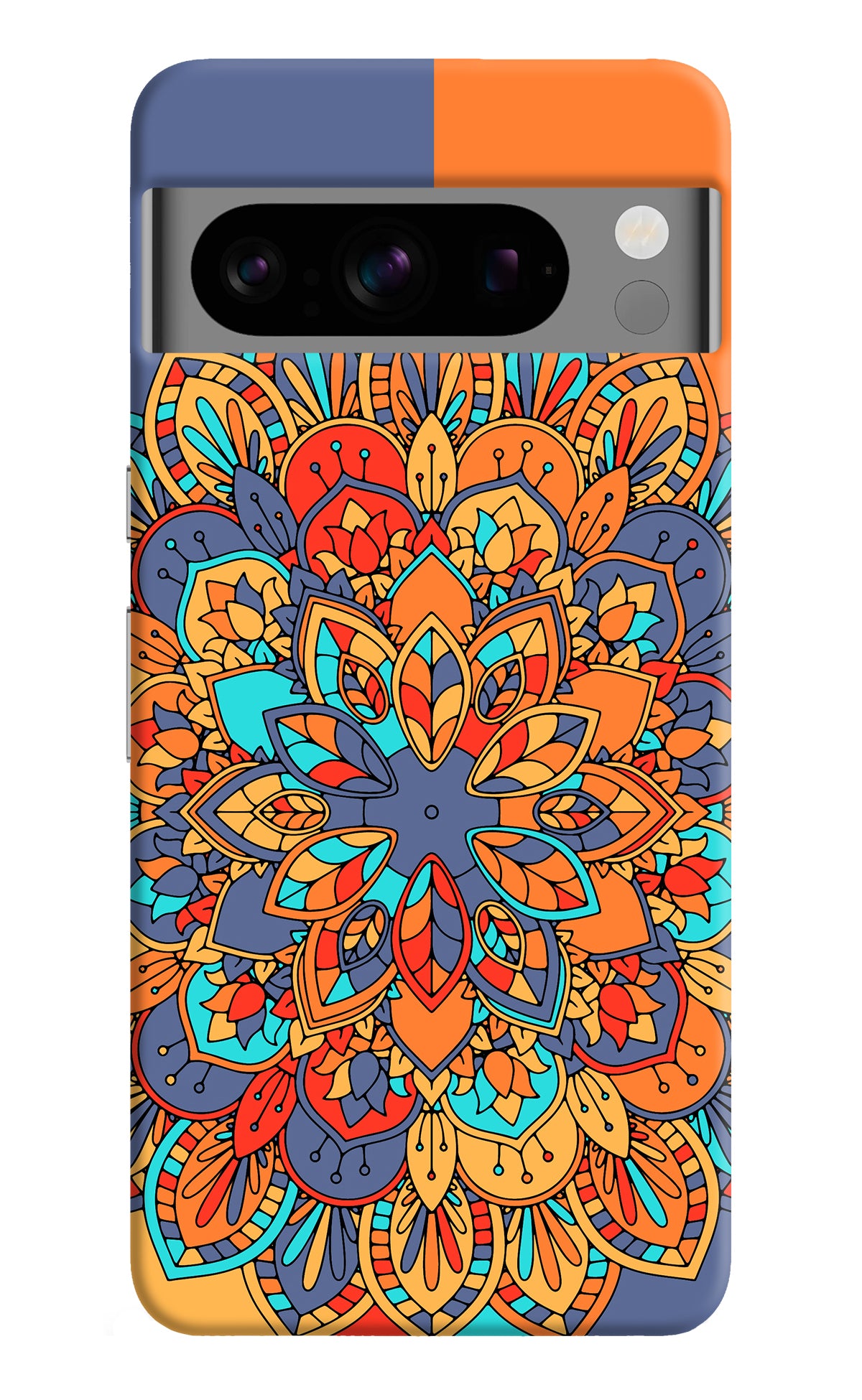 Color Mandala Google Pixel 8 Pro Back Cover