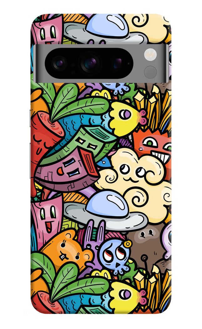 Veggie Doodle Google Pixel 8 Pro Hard Case Back Cover by Casekaro
