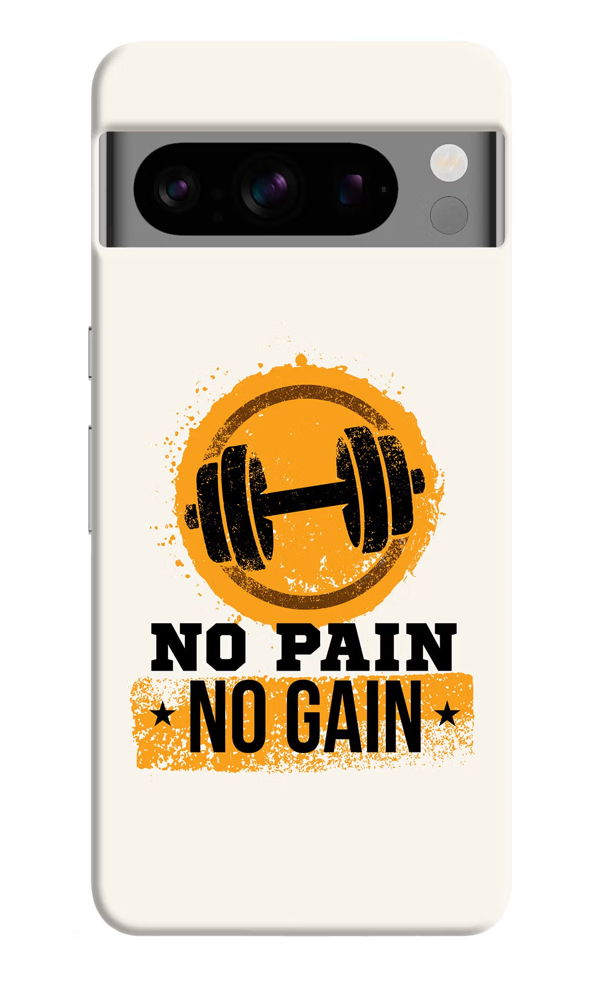 No Pain No Gain Google Pixel 8 Pro Hard Case Back Cover by Casekaro