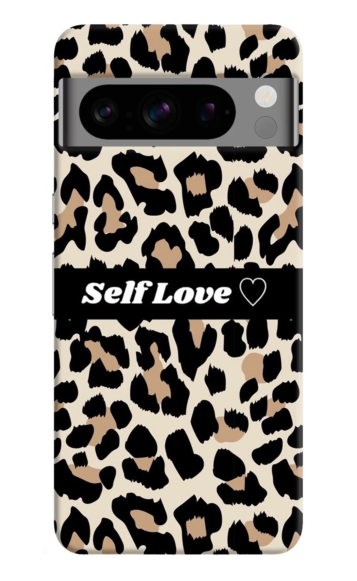 Leopard Print Self Love Google Pixel 8 Pro Hard Case Back Cover by Casekaro