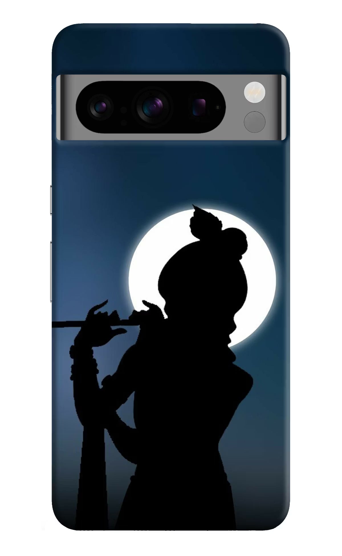 Shri Krishna Silhouette Google Pixel 8 Pro Hard Case Back Cover by Casekaro
