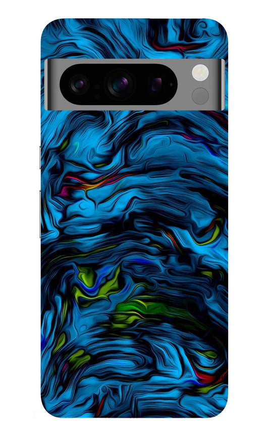 Dark Blue Abstract Google Pixel 8 Pro Back Cover