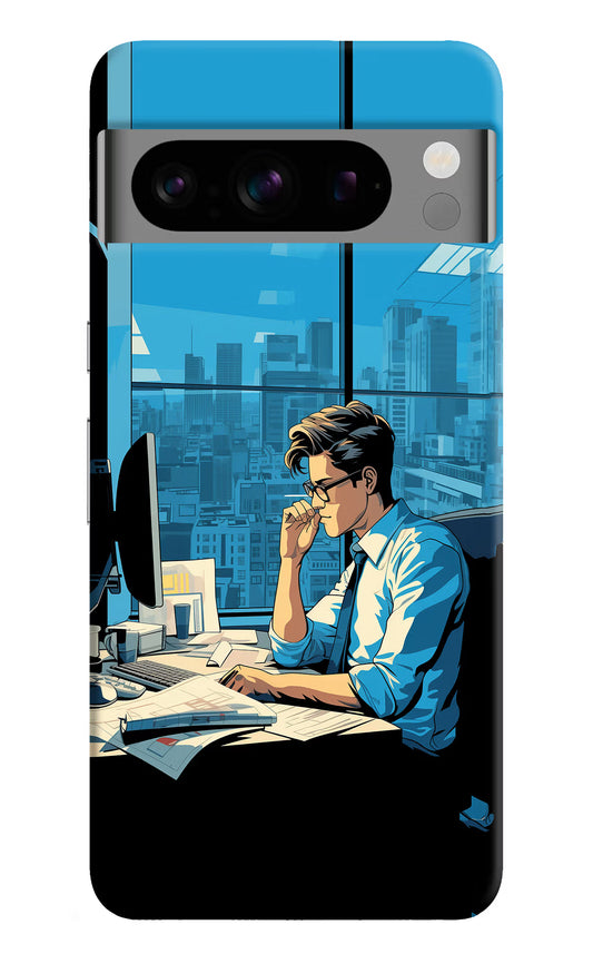 Focused Hustler (AI Generated) Google Pixel 8 Pro Hard Case Back Cover by Casekaro