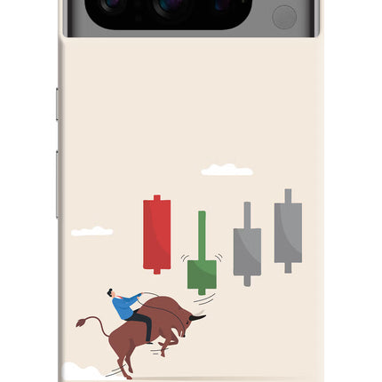 Bull Trading Momentum Google Pixel 8 Pro Hard Case Back Cover by Casekaro