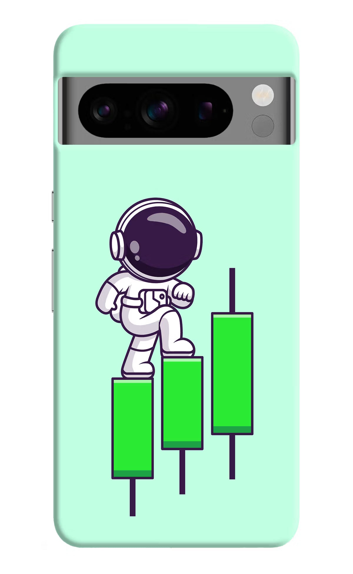 Astronaut Trader Google Pixel 8 Pro Hard Case Back Cover by Casekaro