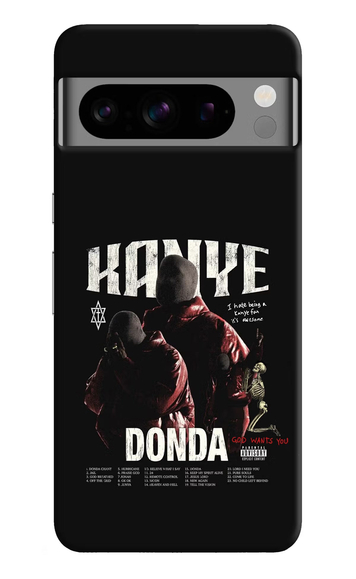Donda Kanye West Google Pixel 8 Pro Hard Case Back Cover by Casekaro