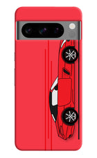 Red Velocity Google Pixel 8 Pro Hard Case Back Cover by Casekaro