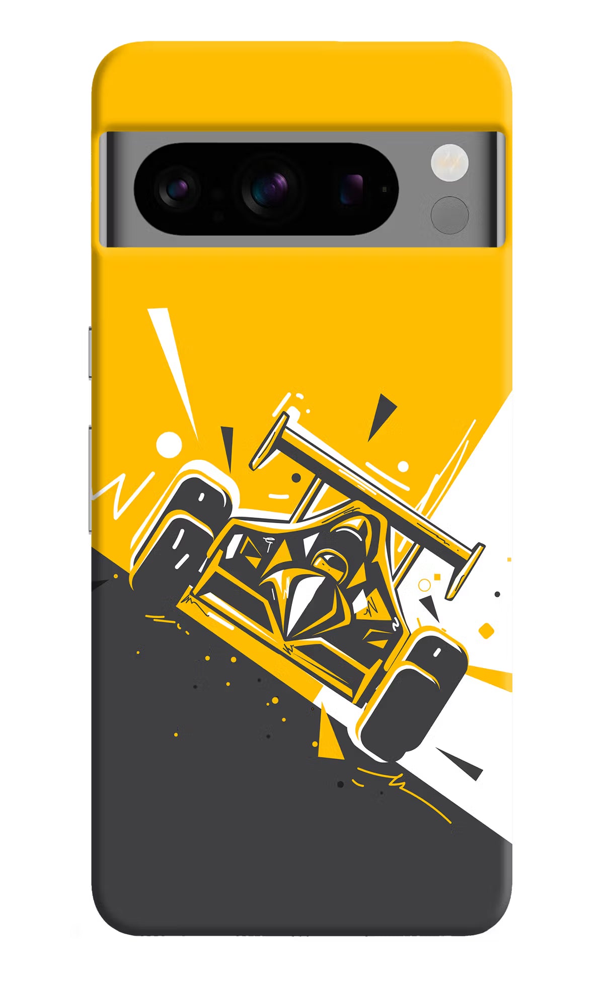 Track King Google Pixel 8 Pro Hard Case Back Cover by Casekaro