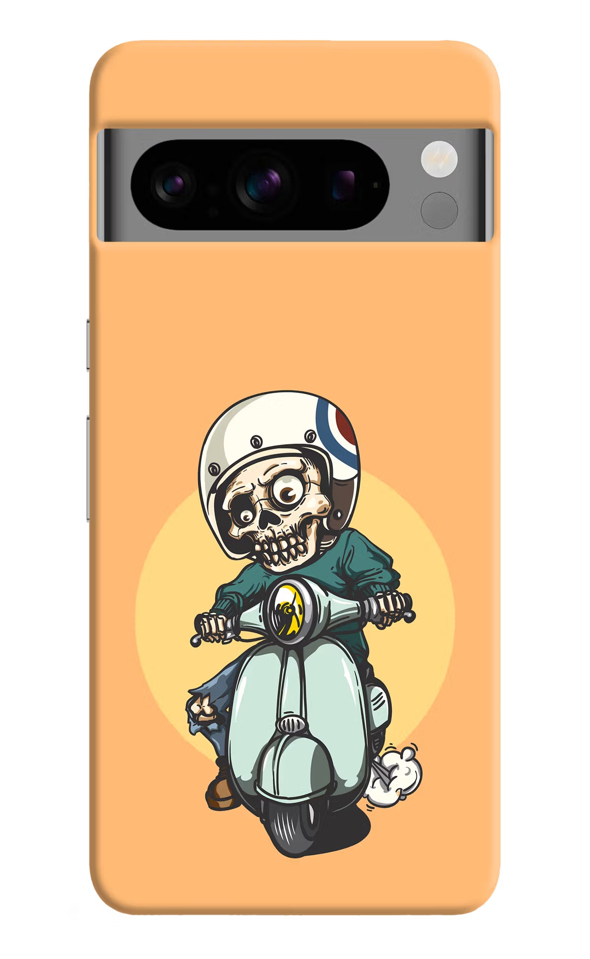 Undead Biker Google Pixel 8 Pro Hard Case Back Cover by Casekaro