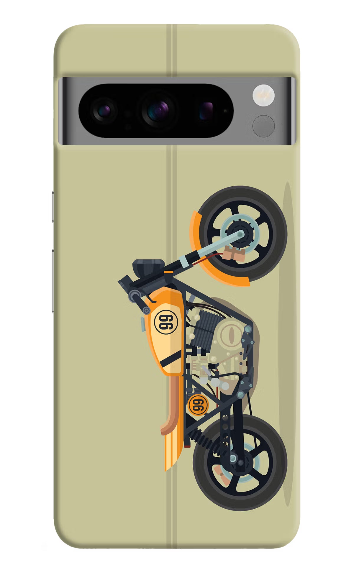 Vertical Speedster Google Pixel 8 Pro Hard Case Back Cover by Casekaro