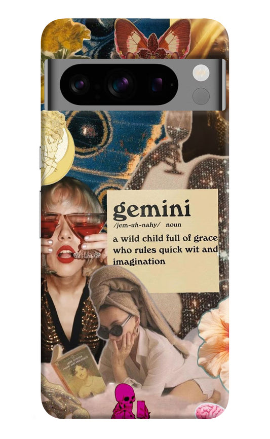 Gemini Zodiac Google Pixel 8 Pro Hard Case Back Cover by Casekaro
