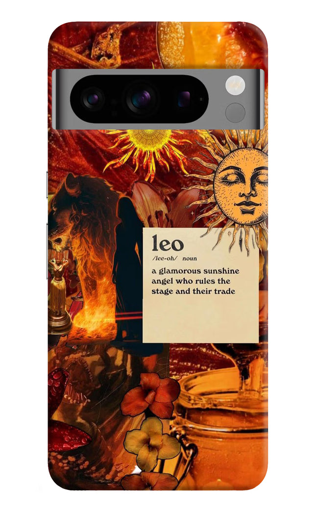 Leo Zodiac Google Pixel 8 Pro Hard Case Back Cover by Casekaro