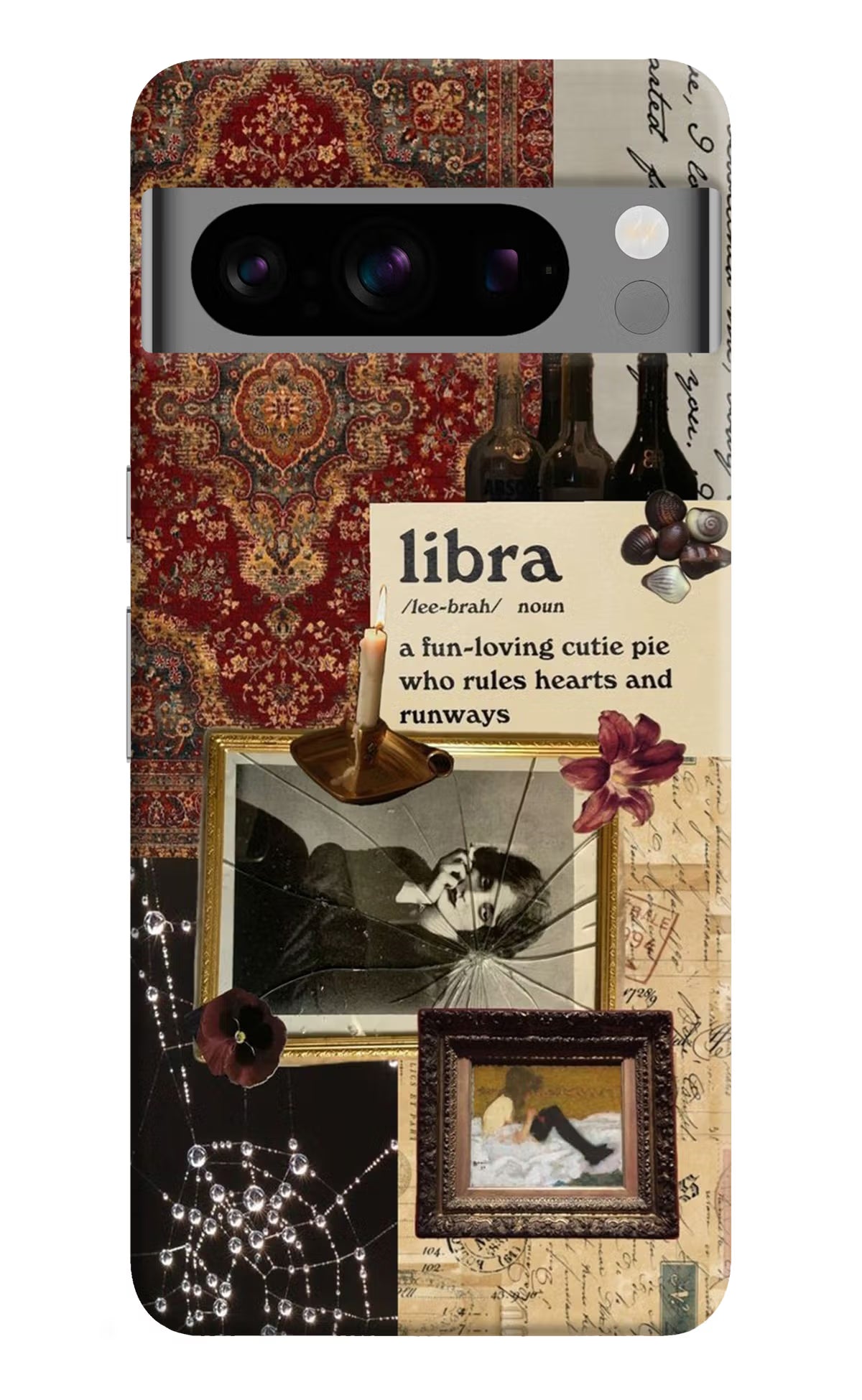 Libra Zodiac Google Pixel 8 Pro Hard Case Back Cover by Casekaro