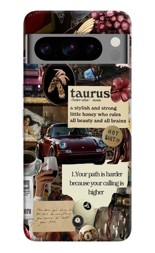 Taurus Zodiac Google Pixel 8 Pro Hard Case Back Cover by Casekaro