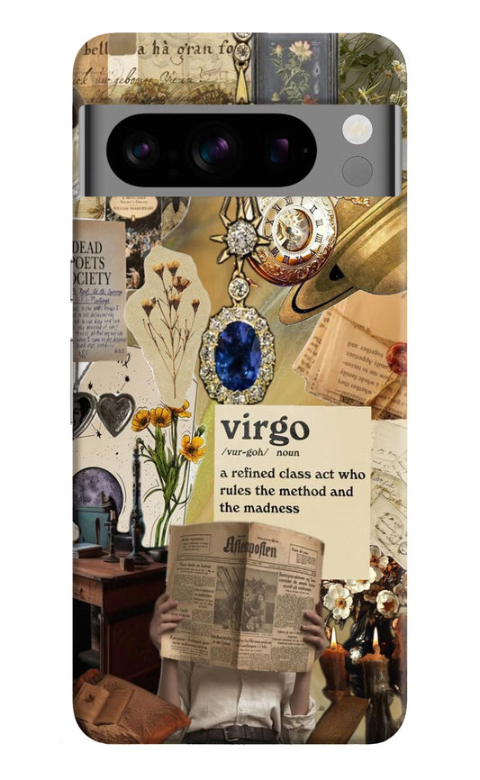 Virgo Zodiac Google Pixel 8 Pro Hard Case Back Cover by Casekaro
