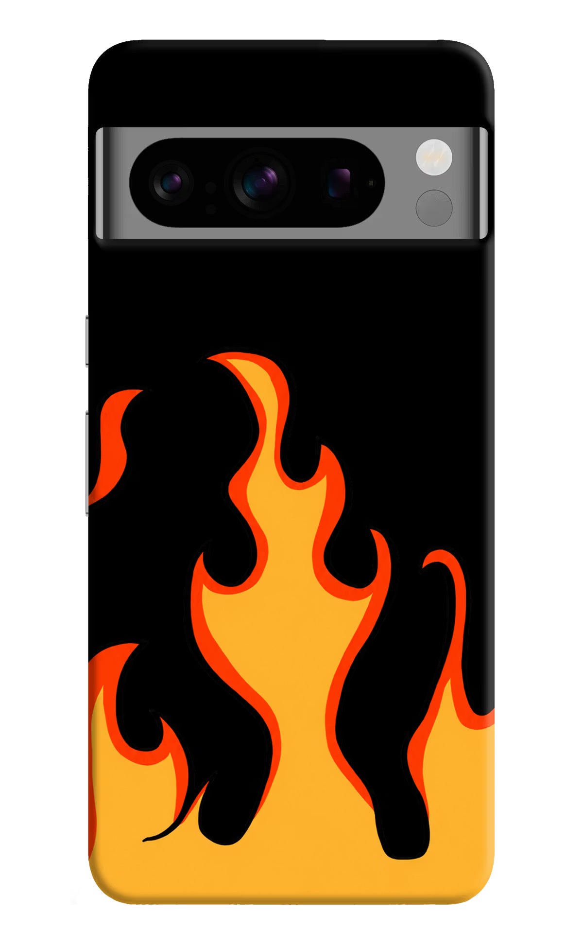 Fired Up – Black Google Pixel 8 Pro Hard Case Back Cover by Casekaro