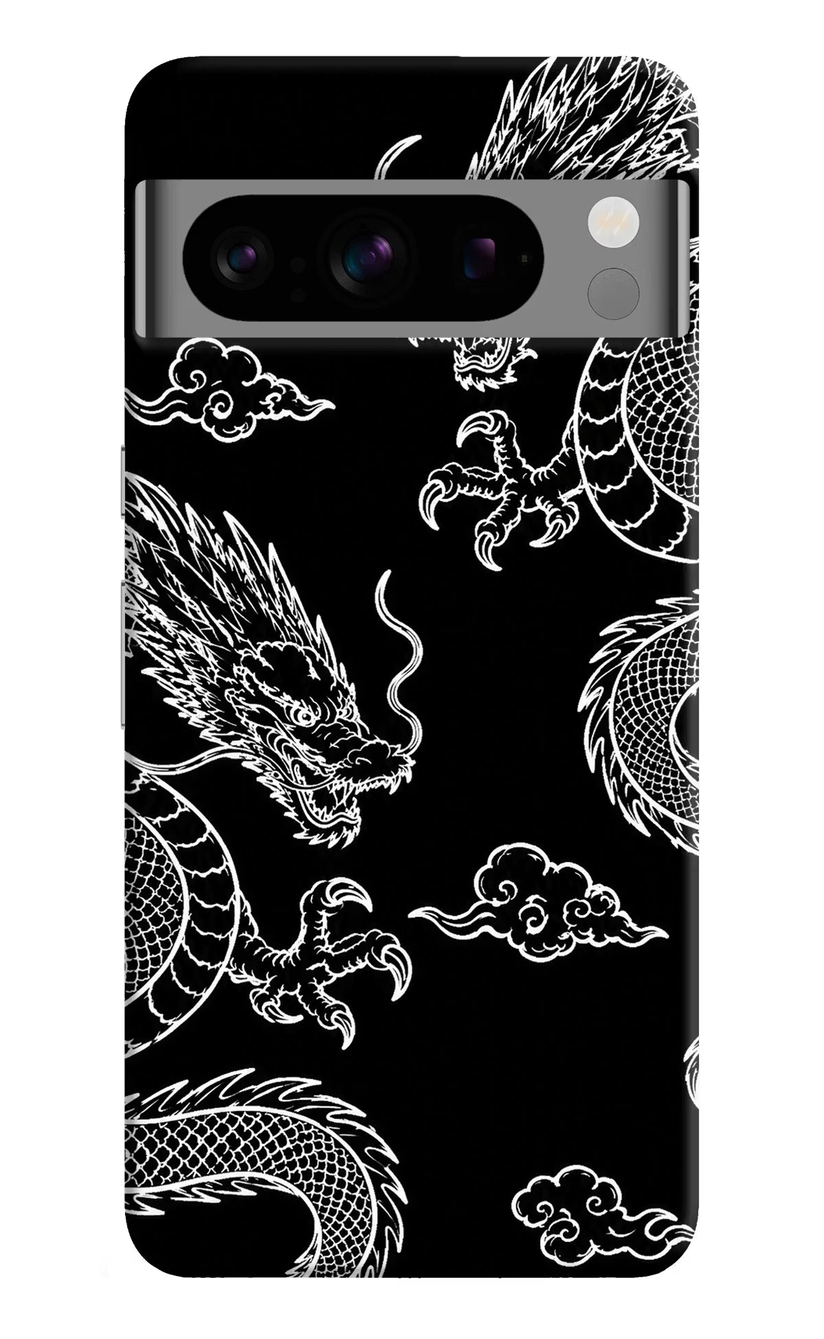 Twin Dragons Google Pixel 8 Pro Hard Case Back Cover by Casekaro