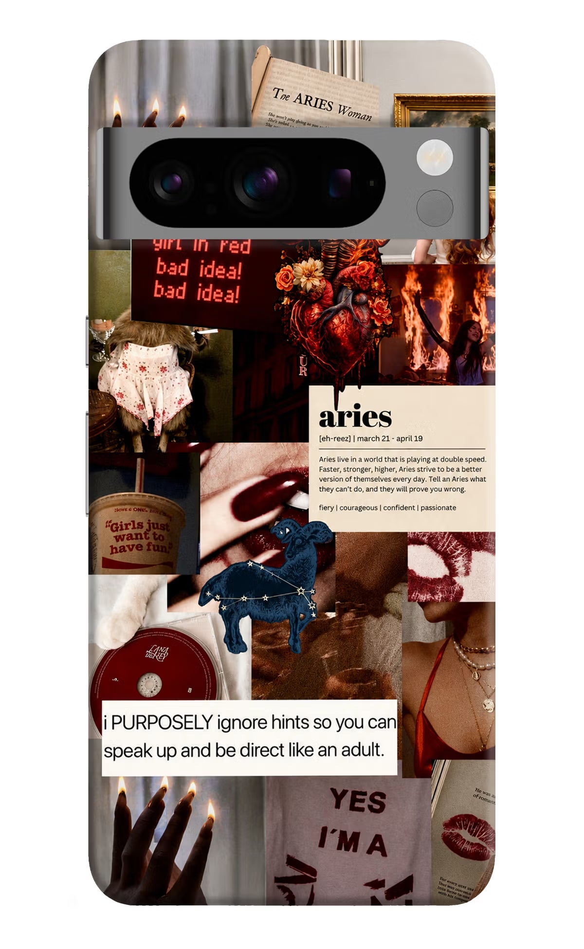 Zodiac Aries Google Pixel 8 Pro Back Cover