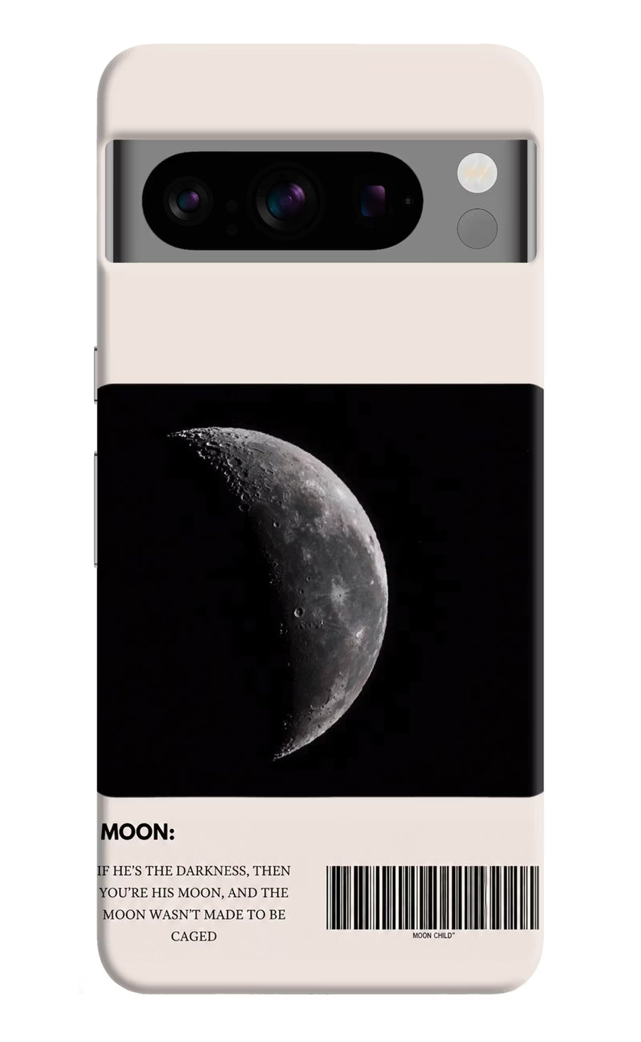 Moon Phase Google Pixel 8 Pro Back Cover, Hard case
