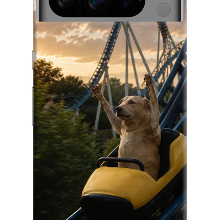 Rollercoaster Dog Google Pixel 8 Pro Hard Case Back Cover by Casekaro