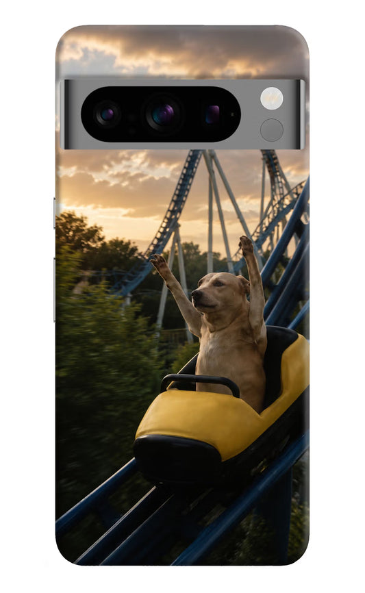 Rollercoaster Dog Google Pixel 8 Pro Hard Case Back Cover by Casekaro