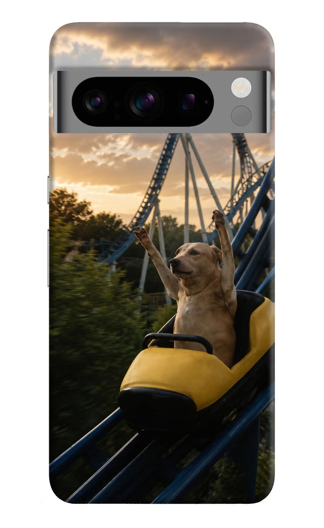 Rollercoaster Dog Google Pixel 8 Pro Hard Case Back Cover by Casekaro