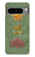 Om & Lotus Google Pixel 8 Pro Back Cover