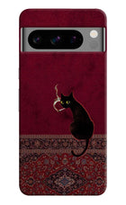 Midnight Cat Google Pixel 8 Pro Back Cover