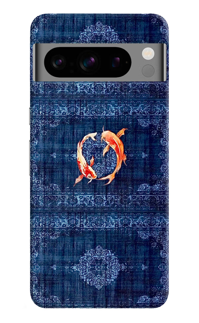 Koi Blue Google Pixel 8 Pro Hard Case Back Cover by Casekaro