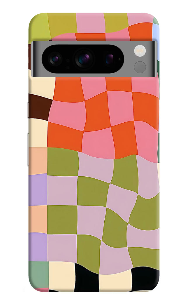 Wavy Grid Google Pixel 8 Pro Hard Case Back Cover by Casekaro