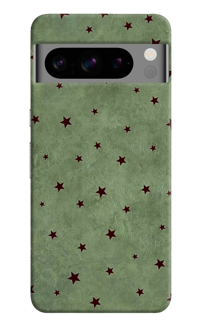 Green Stars Google Pixel 8 Pro Hard Case Back Cover by Casekaro
