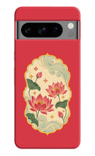 Pink Lotus Google Pixel 8 Pro Hard Case Back Cover by Casekaro