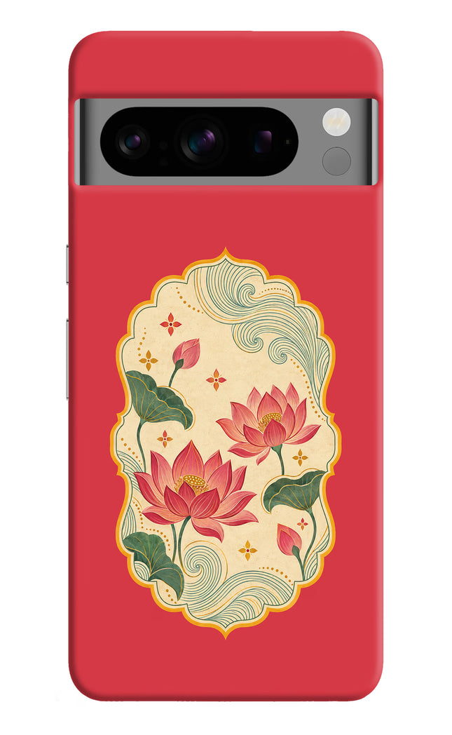 Pink Lotus Google Pixel 8 Pro Hard Case Back Cover by Casekaro