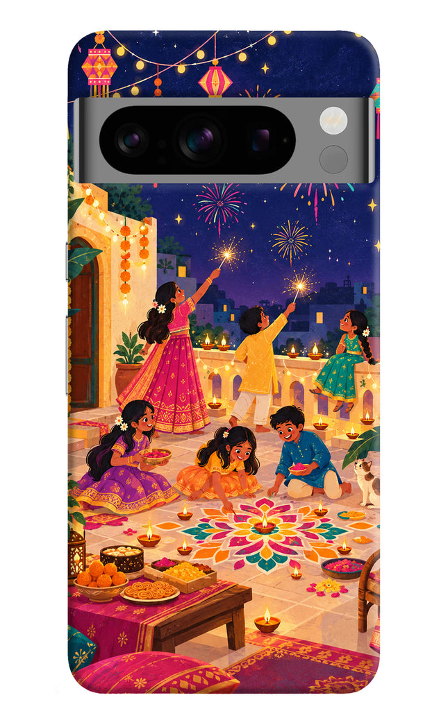 Diwali Night Google Pixel 8 Pro Hard Case Back Cover by Casekaro