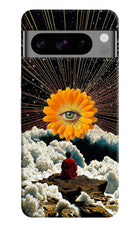 Cosmic Flower Google Pixel 8 Pro Hard Case Back Cover by Casekaro