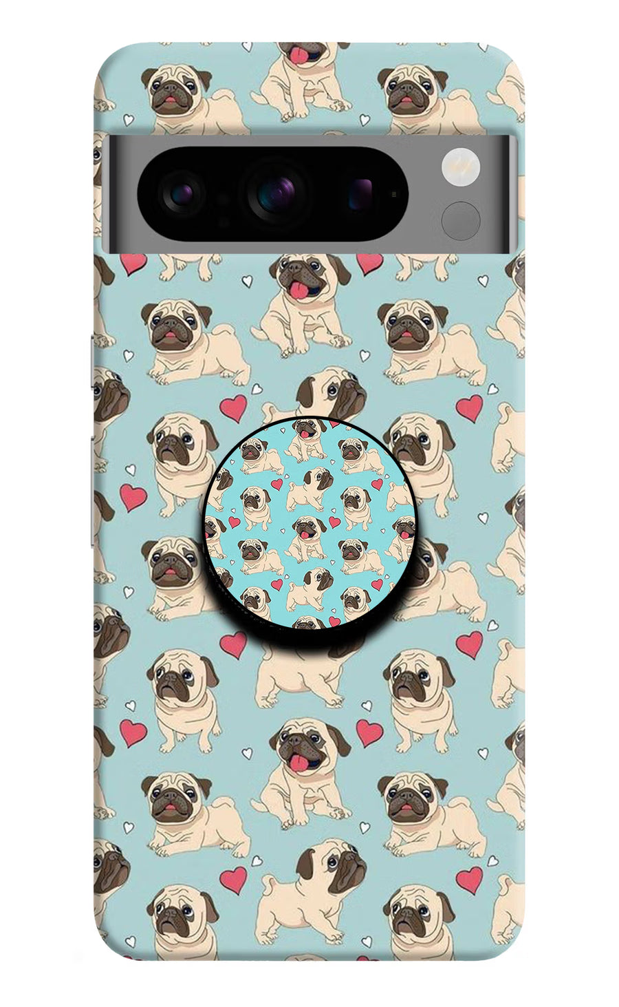 Pug Dog Google Pixel 8 Pro Pop Case, Hard case
