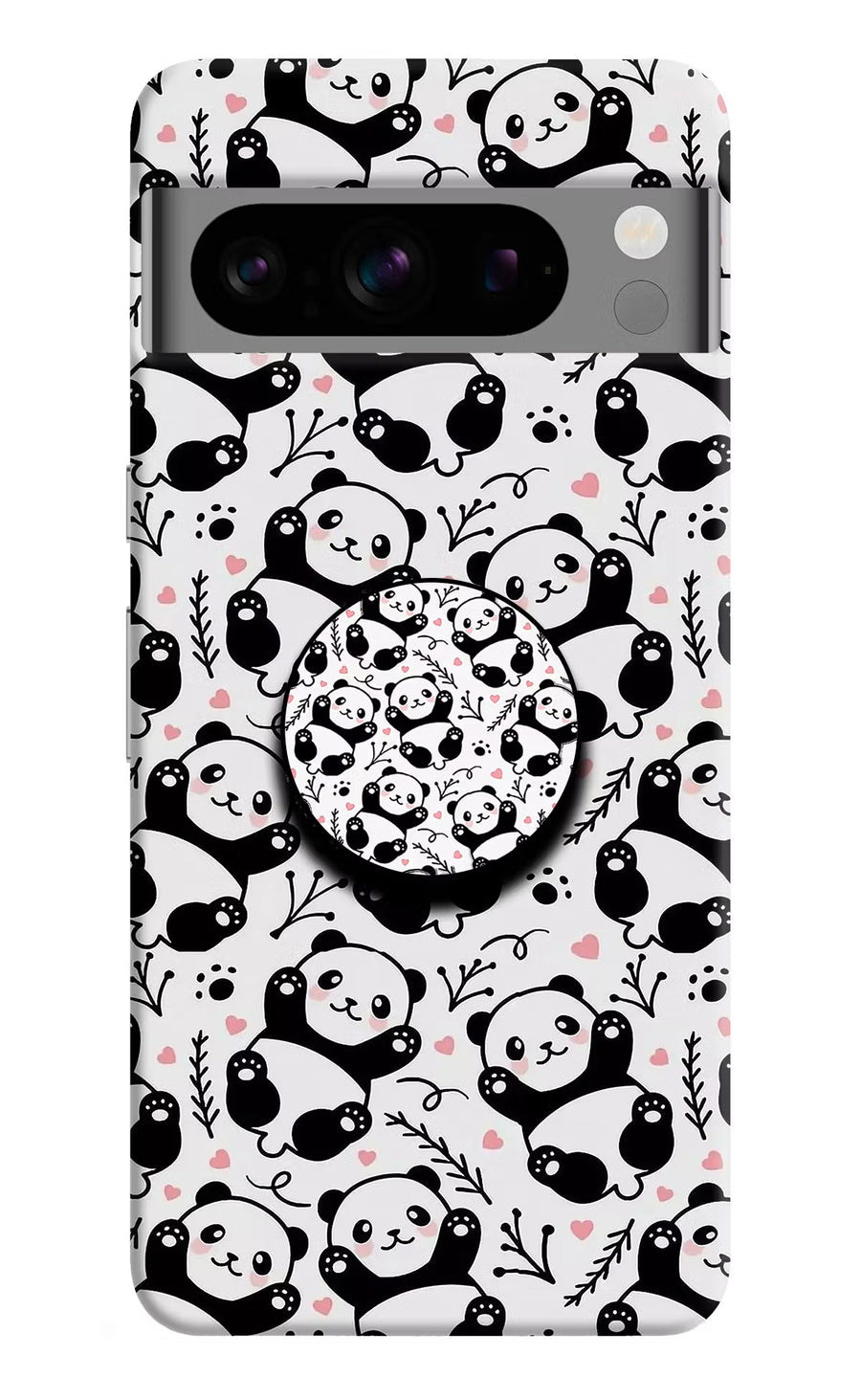 Cute Panda Google Pixel 8 Pro Pop Case, Hard case