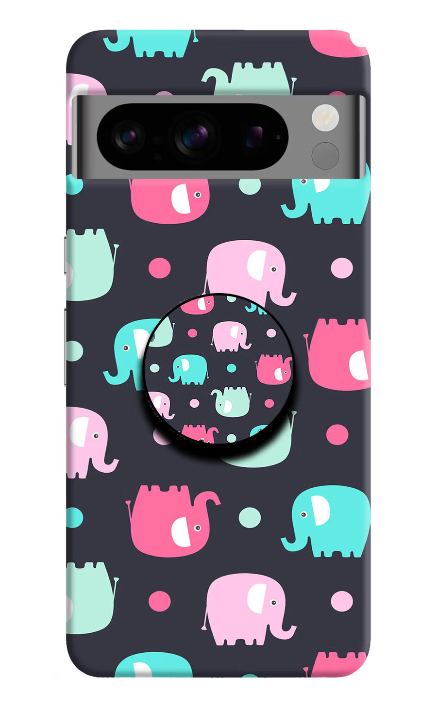 Baby Elephants Google Pixel 8 Pro Pop Case, Hard case