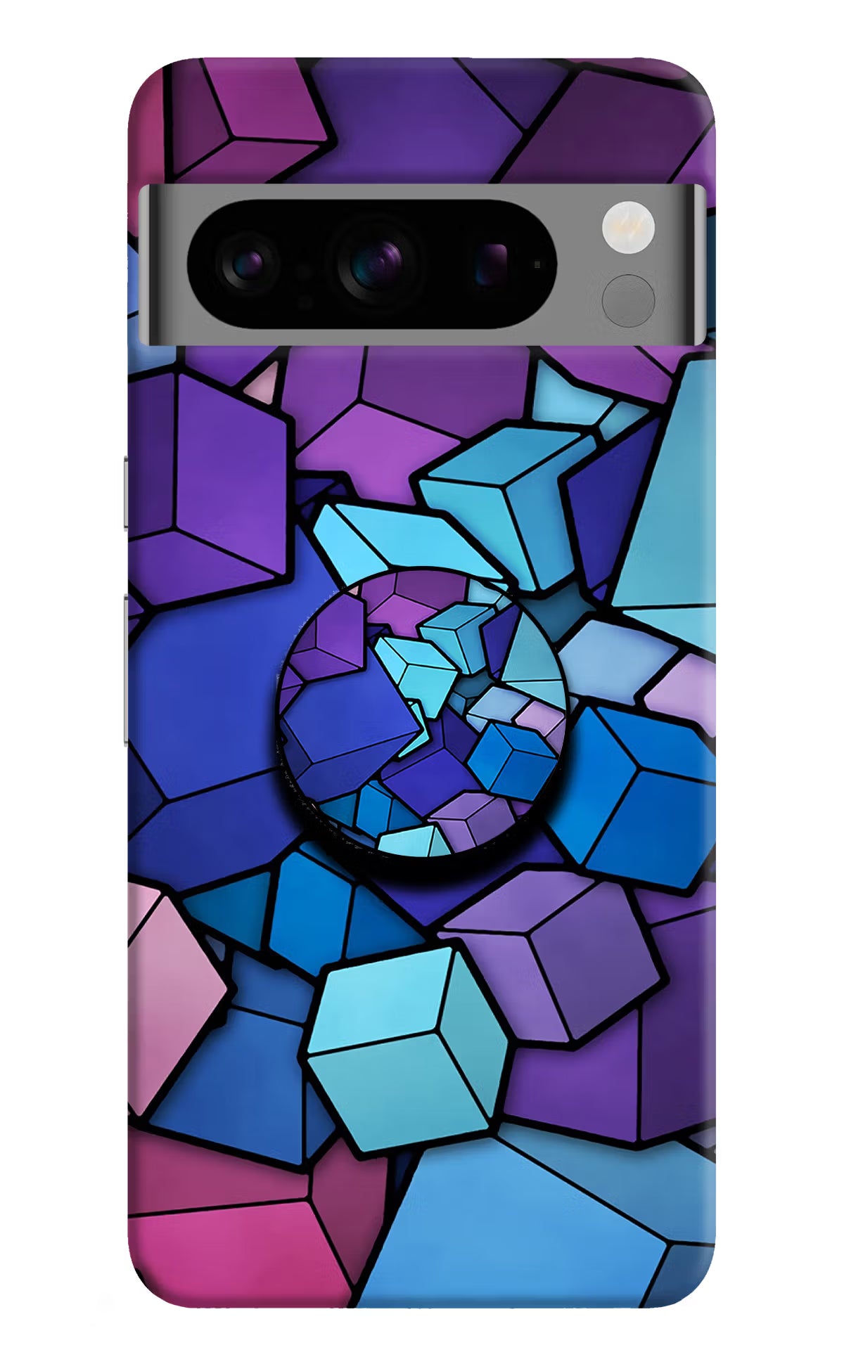 Cubic Abstract Google Pixel 8 Pro Pop Case by Casekaro