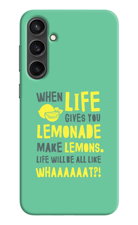 Quote Samsung S23 FE 5G Hard Case Back Cover by Casekaro