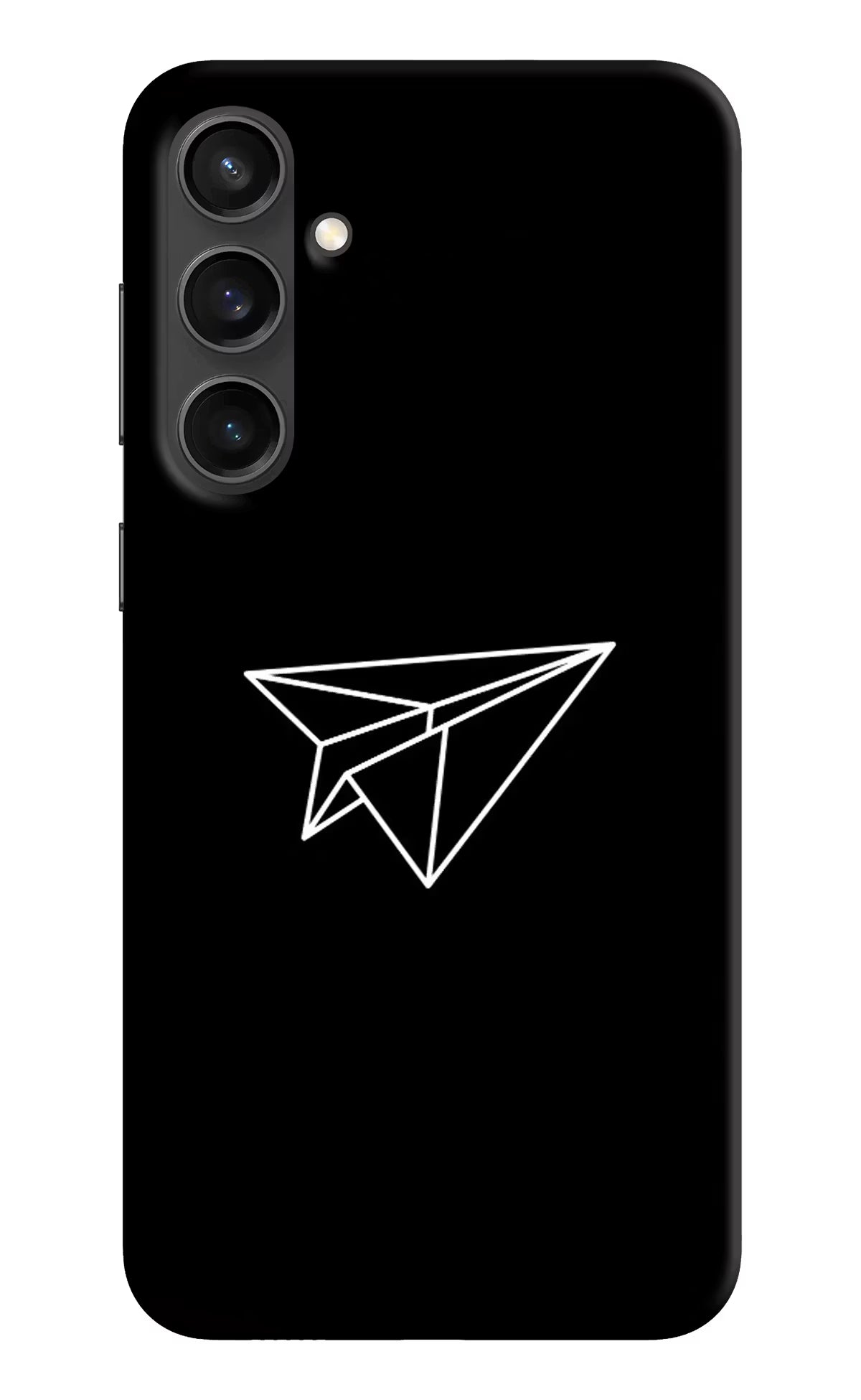 Paper Plane White Samsung S23 FE 5G Hard Case Back Cover by Casekaro