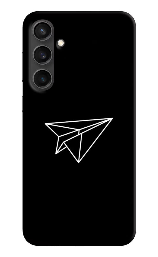 Paper Plane White Samsung S23 FE 5G Hard Case Back Cover by Casekaro