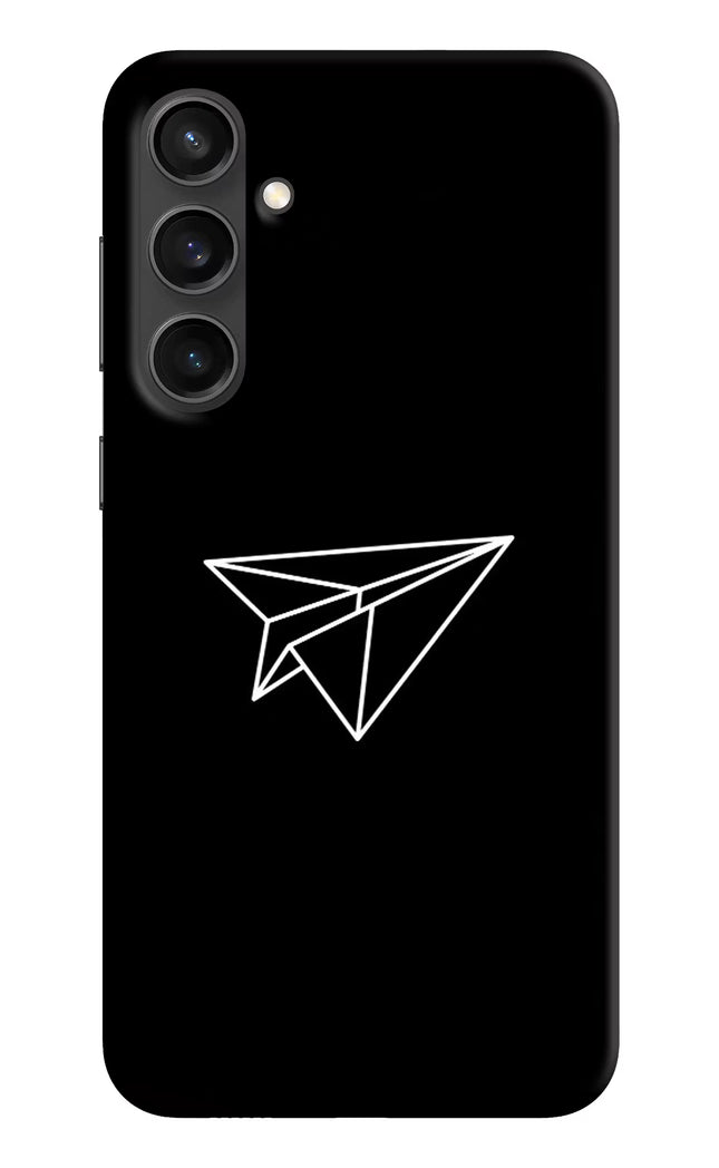 Paper Plane White Samsung S23 FE 5G Hard Case Back Cover by Casekaro