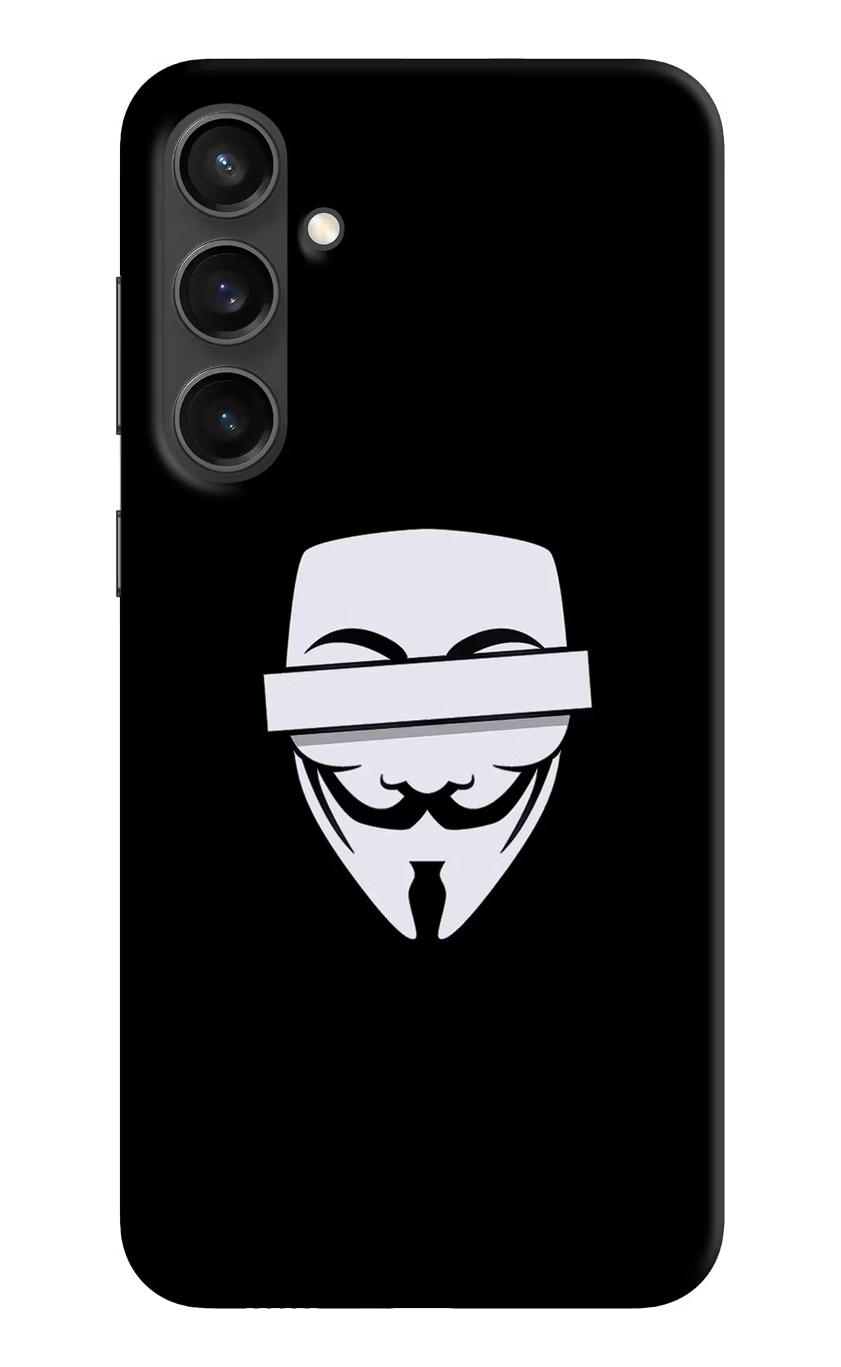Anonymous Face Samsung S23 FE 5G Hard Case Back Cover by Casekaro