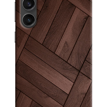 Wooden Texture Design Samsung S23 FE 5G Hard Case Back Cover by Casekaro