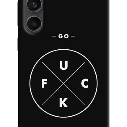 Go Fuck Yourself Samsung S23 FE 5G Hard Case Back Cover by Casekaro