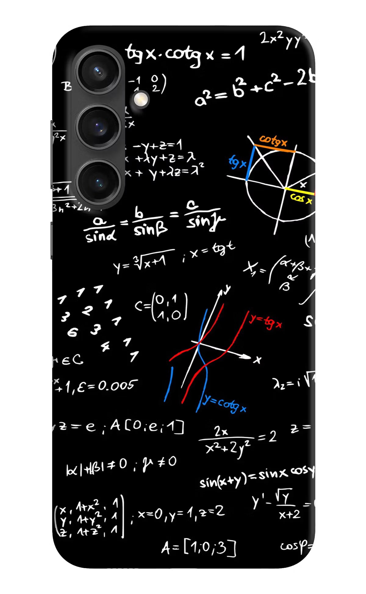 Mathematics Formula Samsung S23 FE 5G Hard Case Back Cover by Casekaro